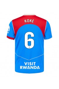 Atletico Madrid Koke #6 Jalkapallovaatteet Kolmaspaita 2025-26 Lyhythihainen